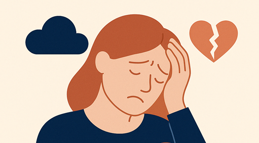 Dessin d'une jeune femme pour illustrer l'article sur l'hormone : Cortisol